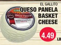Carnicerias Jimenez EL GALLITO QUESO PANELA BASKET CHEESE offer