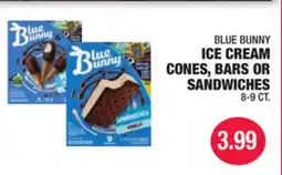 Carnicerias Jimenez BLUE BUNNY ICE CREAM CONES, BARS OR SANDWICHES offer