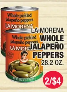 Carnicerias Jimenez LA MORENA WHOLE JALAPEÑO PEPPERS offer