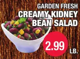 Carnicerias Jimenez GARDEN FRESH CREAMY KIDNEY BEAN SALAD offer