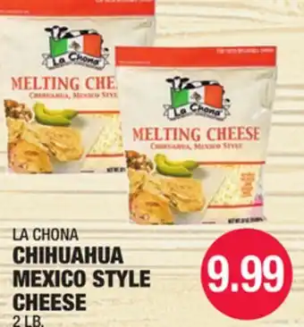 Carnicerias Jimenez LA CHONA CHIHUAHUA MEXICO STYLE CHEESE offer