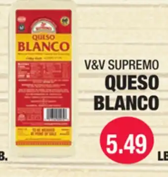 Carnicerias Jimenez V&V SUPREMO QUESO BLANCO offer
