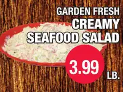Carnicerias Jimenez GARDEN FRESH CREAMY SEAFOOD SALAD offer