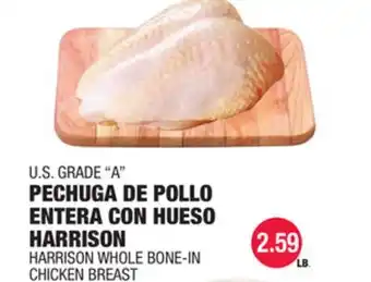 Carnicerias Jimenez HARRISON WHOLE BONE-IN CHICKEN BREAST offer