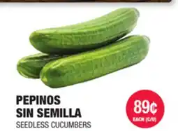 Carnicerias Jimenez SEEDLESS CUCUMBERS offer