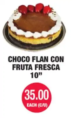 Carnicerias Jimenez CHOCO FLAN CON FRUTA FRESCA 10 offer