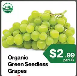 Market Place on Oakton Organic Green Seedless Grapes offer