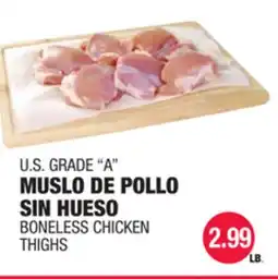 Carnicerias Jimenez U.S. GRADE A MUSLO DE POLLO SIN HUESO offer