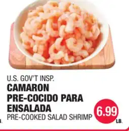 Carnicerias Jimenez U.S. GOV'T INSPI CAMARON PRE-COCIDO PARA ENSALADA offer
