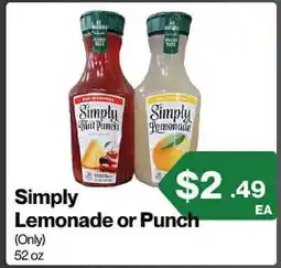 Market Place on Oakton Simply Lemonade or Punch offer