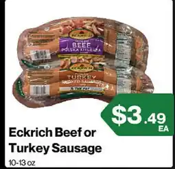 Market Place on Oakton Eckrich Beef or Turkey Sausage offer