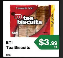 Market Place on Oakton ETI Tea Biscuits offer