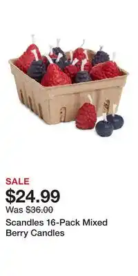 Nordstrom Scandles 16-Pack Mixed Berry Candles offer