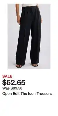 Nordstrom Open Edit The Icon Trousers offer