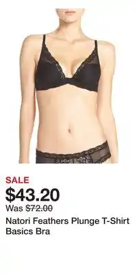 Nordstrom Natori Feathers Plunge T-Shirt Basics Bra offer
