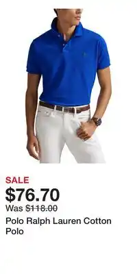 Nordstrom Polo Ralph Lauren Cotton Polo offer