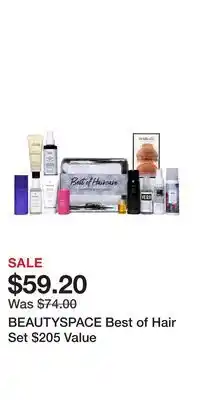 Nordstrom BEAUTYSPACE Best of Hair Set $205 Value offer