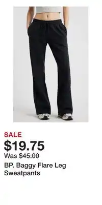 Nordstrom BP. Baggy Flare Leg Sweatpants offer