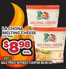 Torres Supermercado LA CHONA MELTING CHEESE offer