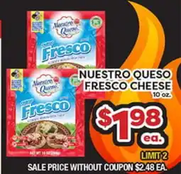 Torres Supermercado NUESTRO QUESO FRESCO CHEESE offer
