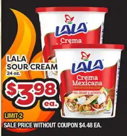 Torres Supermercado LALA SOUR CREAM offer