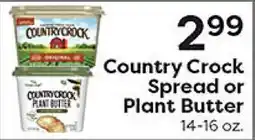 Rich's Fresh Market Country Crock Spread or Plant Butter offer