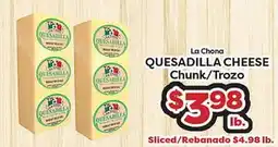 Torres Supermercado La Chona QUESADILLA CHEESE Chunk offer