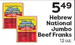 Rich's Fresh Market Hebrew National Jumbo Beef Franks offer