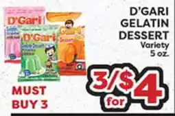 Torres Supermercado D'GARI GELATIN DESSERT offer