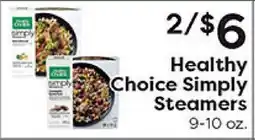 Rich's Fresh Market Healthy Choice Simply Steamers offer
