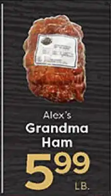Rich's Fresh Market Alex's Grandma Ham offer