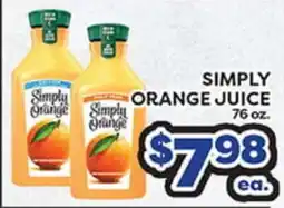 Torres Supermercado SIMPLY ORANGE JUICE offer