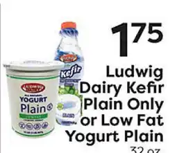 Rich's Fresh Market Ludwig Dairy Kefir Plain Only or Low Fat Yogurt Plain offer