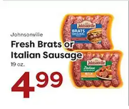 Rich's Fresh Market Johnsonville Fresh Brats or Italian Sausage offer