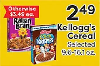 Rich's Fresh Market Kellogg's Cereal offer