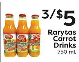 Rich's Fresh Market Rarytas Carrot Drinks offer