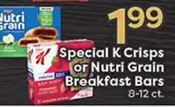 Rich's Fresh Market Special K Crisps or Nutri Grain Breakfast Bars offer