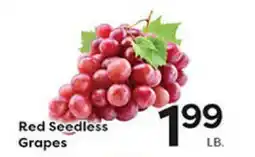 Rich's Fresh Market Red Seedless Grapes offer