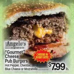 Angelo Caputo's Fresh Market Gourmet Cheese Pub Burgers offer