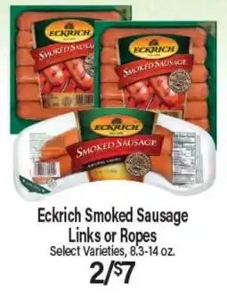 Angelo Caputo's Fresh Market Eckrich Smoked Sausage Links or Ropes offer