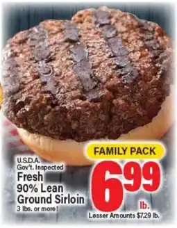 Angelo Caputo's Fresh Market Fresh 90% Lean Ground Sirloin offer