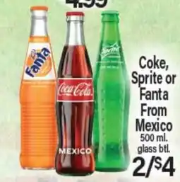 Angelo Caputo's Fresh Market Coke, Sprite or Fanta From Mexico offer