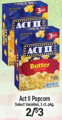 Angelo Caputo's Fresh Market Act II Popcorn offer