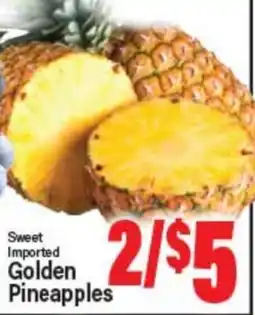Angelo Caputo's Fresh Market Sweet Imported Golden Pineapples offer