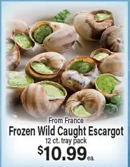 Angelo Caputo's Fresh Market Frozen Wild Caught Escargot offer