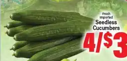 Angelo Caputo's Fresh Market Seedless Cucumbers offer