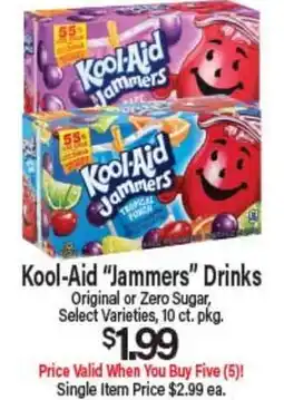 Angelo Caputo's Fresh Market Kool-Aid Jammers Drinks offer