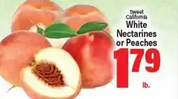 Angelo Caputo's Fresh Market Sweet California White Nectarines or Peaches offer