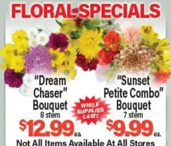 Angelo Caputo's Fresh Market FLORAL SPECIALS offer