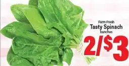 Angelo Caputo's Fresh Market Farm Fresh Tasty Spinach bunches offer